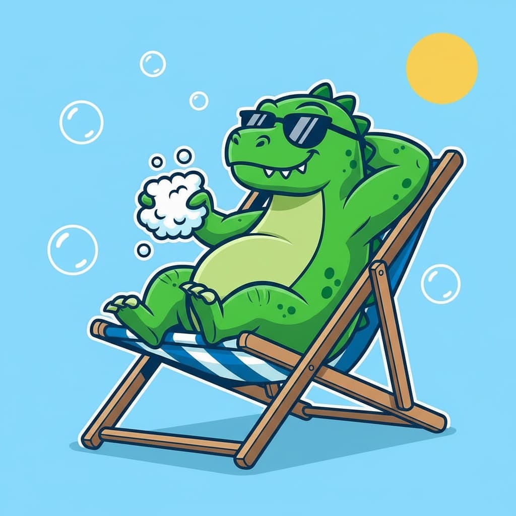 Sudzilla relaxing - because we make car care easy